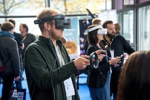 Virtual augmented reality scene