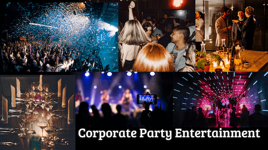 corporate party entertainment