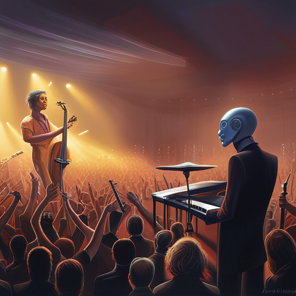 AI celebrity entertainer
