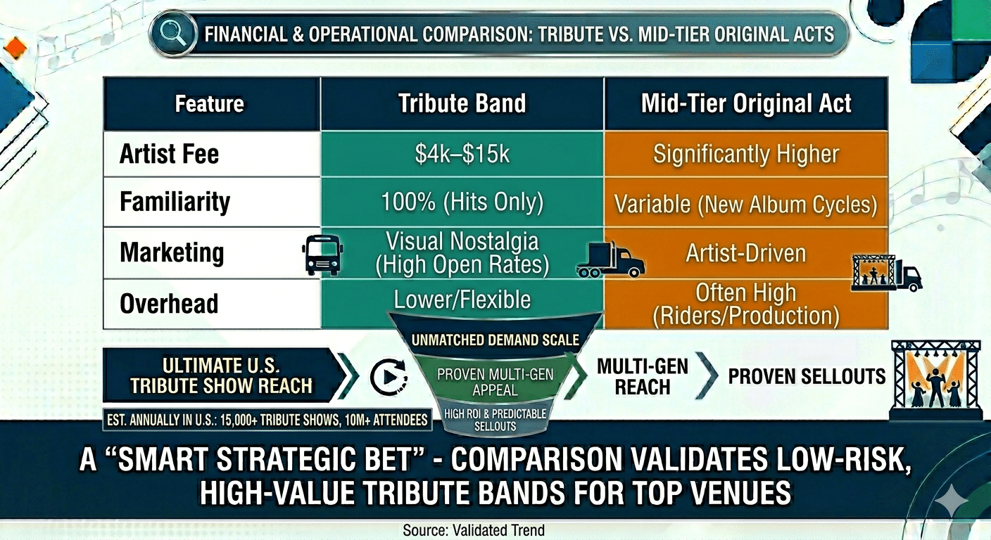tribute vs original band comparison