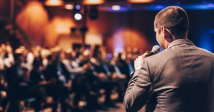 Corporate event speaker