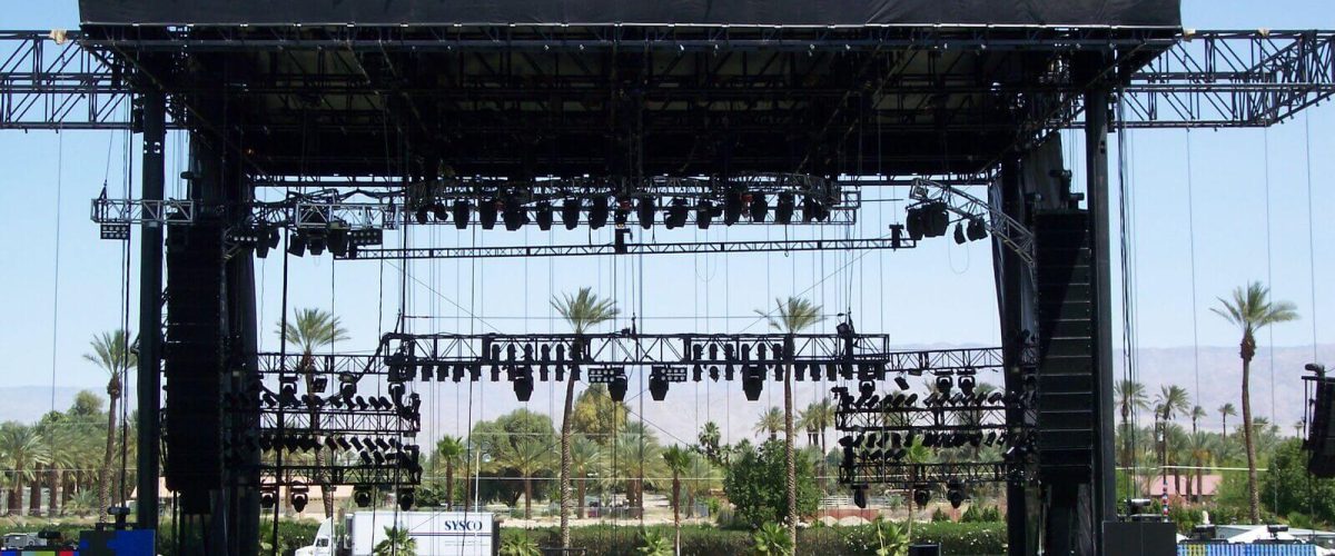 outdoor entertainment event stage